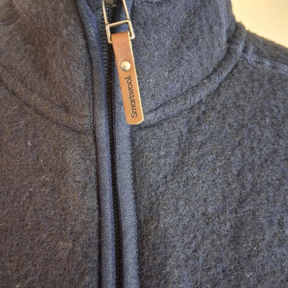 Smartwool Women's Hudson Trail Full Zip Fleece In Navy Blue Size Large - Picture 9 of 12